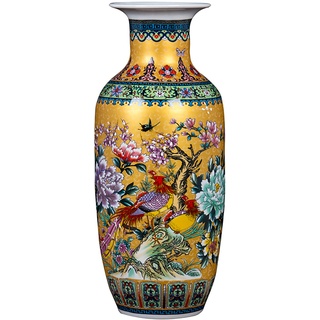 Wddwymll Traditionelle Chinesische Porzellan Vase,Wand-Keramische Vase,Vintage Porzellan-Vase,China Ming-Stil,für Heimdekoration