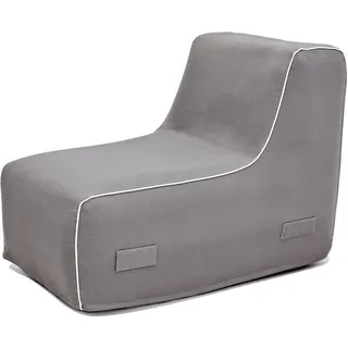 Jahnke Loungesessel AIR LOUNGE (1-St), aufblasbar, Indoor & Outdoor, 60 cm Sitztiefe grau