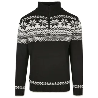 Brandit Textil Troyer Norweger Rollkragenpullover Black M