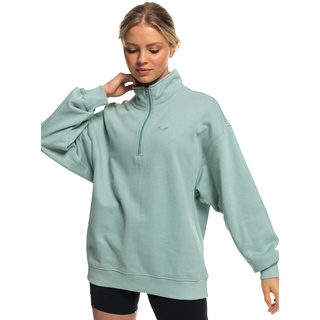 Roxy Essential Energy - Sweatshirt mit Halbreißverschluss für Frauen Blau