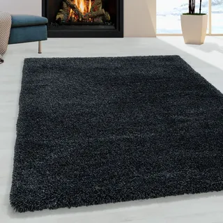 Ayyildiz Fluffy 3500 Hochflorteppich 240 x 340 cm anthrazit