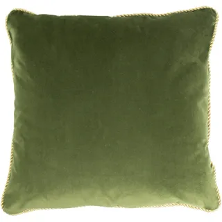 Kissen VELVET SAMT (BHT 45x45x10 cm) - grün - BHT 45x45x10 cm