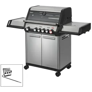 Enders® Gasgrill Monroe Pro 4 SIKR Turbo Gas Grill - Gasgrill 4 Brenner Edelstahl