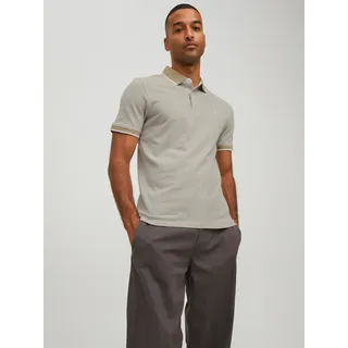 JACK & JONES Paulos Kurzarm-poloshirt marron clair XS