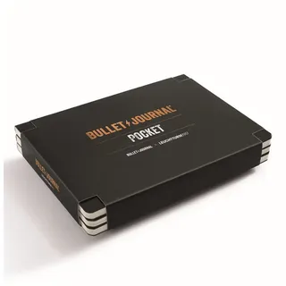 Leuchtturm1917 Notizbuch Bullet Journal Pocket 14,3x10,3 cm Dotted Schwarz