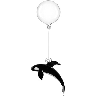 LEONARDO HOME Orca Leonardo MARE 8 cm, 059062, Glas, schwarz weiß, 6 cm