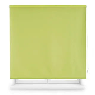Blindecor Premium Verdunkelungsrollo nach Maß | Farbe Grün | 150 x 220 cm (Breite x Höhe) Stoffgröße 147 x 215 cm | Verdunkelungsrollo mit 38 mm Rohr, robuster und eleganter