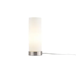 KHG Tischlampe aus Glas , silber , Maße (cm): H: 30  Ø: 10.5