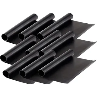 Rosenstein & Söhne Grillmatte 9 Stück Glasfaser Schwarz
