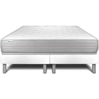 Matratzen- Und Lattenrost-set 2x80x200 Cm - Vitalmemo