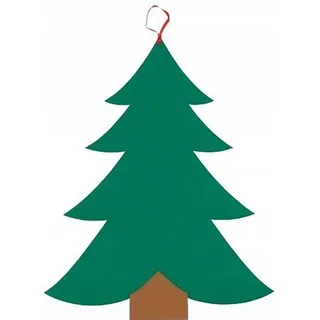 Bastelset Weihnachtsbaum Filzbaum Filz Baum 26 Deko Elementen 80 x 60 cm