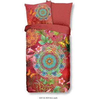 HIP Novali Blumen Mandala Terrakotta 135 x 200 cm + 2 x 80 x 80 cm