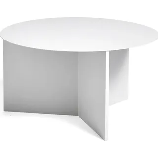 HAY Slit Table Weiß Stahl Ø65 cm