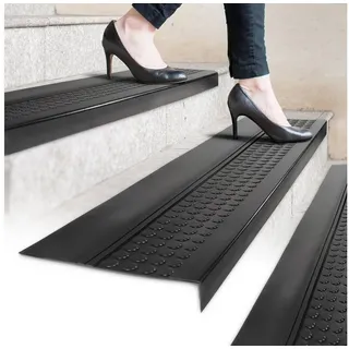 ANRO Stufenmatte 30 x 150 cm Schwarz