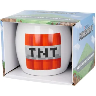 Stor Keramik Kaffeetassen - 380ml | Minecraft, Einfarbig