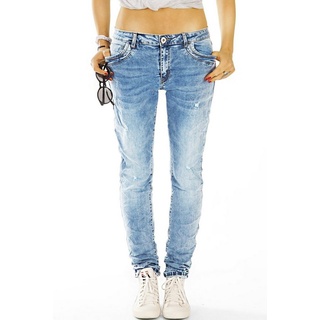 be styled Boyfriend-Jeans destroyed Hüftjeans, relaxed Damenhosen im bequemen used look j20r-1 36
