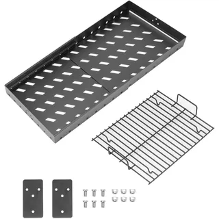 38,5-71cm Universal Verstellbare Holzkohleschale für Tepro Toronto, Taino Hero XL, Activa Angular, EL Fuego Montreal Holzkohlegrill, Hochtemperaturbeständig Aschepfanne,Holzkohlekorb Grill Ersatzteile
