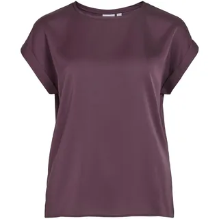 Vila VIELLETTE S/S Satin TOP - NOOS - 36