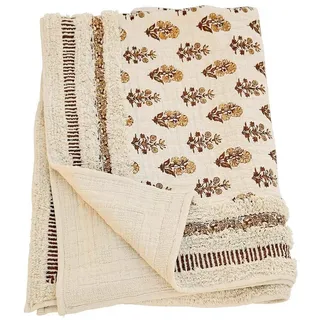 Mirabeau Tagesdecke Plaid Arsalan creme/braun beige|braun
