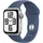 2024 GPS + Cellular 40 mm Aluminiumgehäuse Silber, Sportarmband Denim M/L