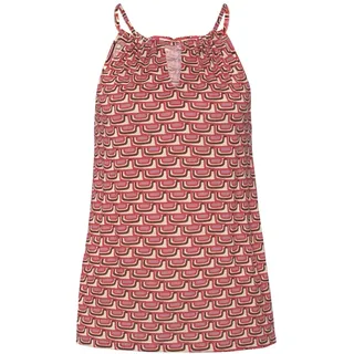 VIVANCE Strandtop Beige/Rot 32/34