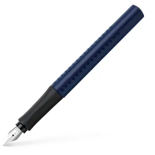 Faber-Castell Füller Grip 2011, Feder F, Links- - Rechtshänder, Kunststoff, klassik blau