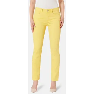 STOOKER WOMEN 5-Pocket-Hose Zermatt Twill Straight Fit (1-tlg) Straight Fit Casual Clean Wash Denim Jeans für Damen gelb 44