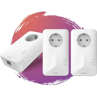 Strong Powerline 1000 Mbit/s Set (3 Einheiten)