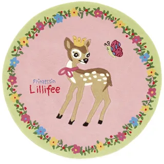 Prinzessin Lillifee Kinderteppich in rosa rund 130 cm