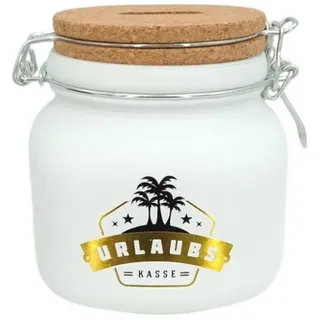 HERGO Creation Spardose Sparglas Urlaubskasse