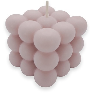 candlery. - Bubble Candle – Vegane & Nachhaltige Design-Kerzen aus Rapswachs – Handmade in Germany - Kerzenmanufakur aus Münster (Altrosa, 1)