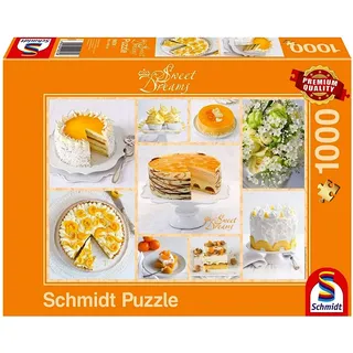 Strahlend gelbe Kaffeetafel (Puzzle)