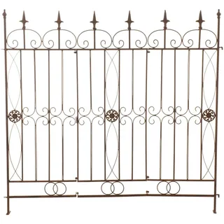 CLP Gartenzaun Mangold 124 x 116 cm Antik Braun
