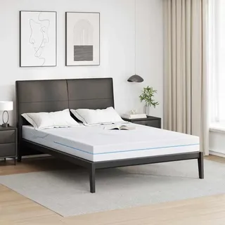 vidaXL Matratze 140 x 190 cm H2 Polyester/Leinen