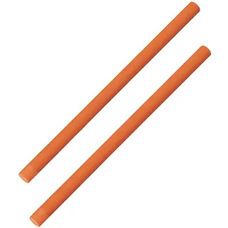 EXPLORER Poolnudel Schwimmnudel 160x7 cm aus PU-Schaum (2 Stück, Orange)