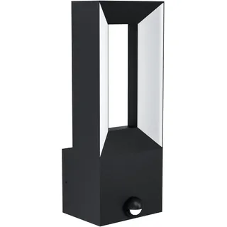 EGLO Außenleuchte Aluminium 29,0 cm IP44 inkl. LED-Lampe schwarz