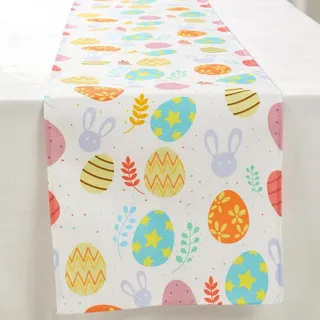 Dekorativer Tischläufer für Ostern, 33 x 183 cm - Bunt