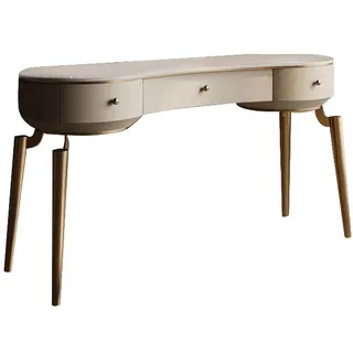 JVmoebel Schminktisch Designer Schminktisch aus Holz mit elegantem Kosmetiktisch-Design (1-St., Nur Schminktisch), Made in Europa beige