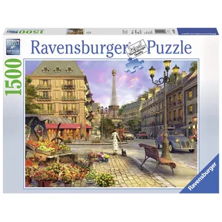 Ravensburger Vintage Paris 1500 Teile Puzzle für Erwachsene - Erleben Sie Softclick Technologie Premium Qualität Materialien | Blendfreie Oberfläche Puzzle-Enthusiasten