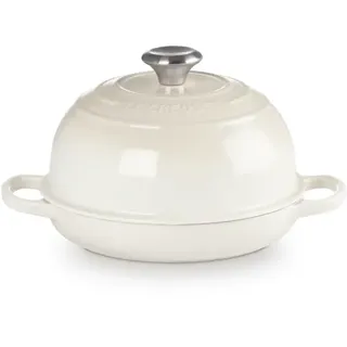 Le Creuset Brot Bräter Signature rund 24 cm Meringue