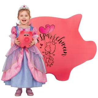 Personalisierte Spardose aus Keramik zum Zerbrechen mit Wunschtext & Motiv – Individuelle Geldgeschenk-Idee für Kinder, Hochzeit, Geburtstag, Taufe – Handgemachte Sparbüchse mit Namen, ohne Öffnung