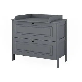 VitaliSpa Wickelkommode Ajaton Grau 108 x 98 cm