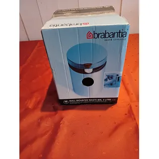 Brabantia Mülleimer Abfalleimer  3 Liter Eimer mit Wandhalter Badeimer