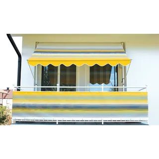 Angerer Klemmmarkise Exklusiv 150 cm gelb/grau