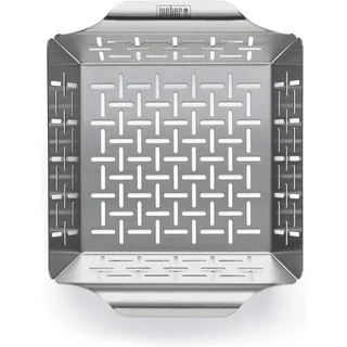 Weber Deluxe Grillkorb - Klein (24 x 19cm), Hitzebeständige &