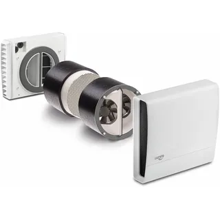 LUNOS Einschub Lüftung Ø160mm mit Wärmerückgewinnung für Bad, Küche und WC