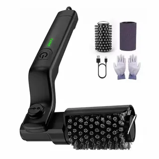 GrillWizz Grillbürste, Grillmaster Pro Brush, Um 180° Verstellbar, 3 Reinigungsmodi, Austauschbare Edelstahl-Bürstenköpfe, Wasserdicht Nach Ipx7, USB-C-Anschluss