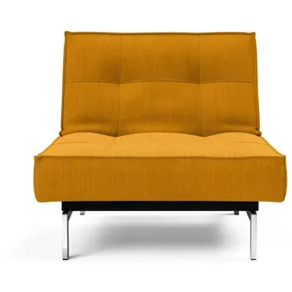 INNOVATION LIVING TM Sessel Splitback, mit chromglänzenden Beinen, in skandinavischen Design orange