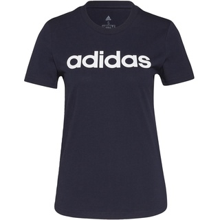 adidas Damen T-Shirt (Short Sleeve) W Lin T, Legend Ink/White, H07833, S/S