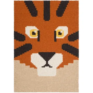 myfelt Wollteppich Kinderteppich Tiger Shira, Schurwolle